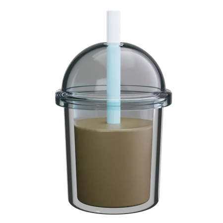 Café gelado  3D Icon