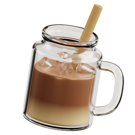 Café gelado em jarra  3D Icon