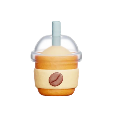 Café glacé  3D Icon