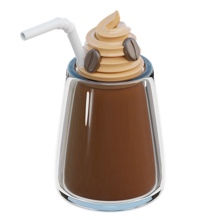 Café glacé  3D Icon