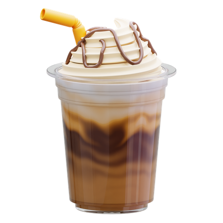 Flotteur de café glacé  3D Icon