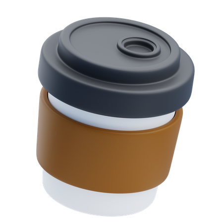 Tasse à café en papier  3D Icon