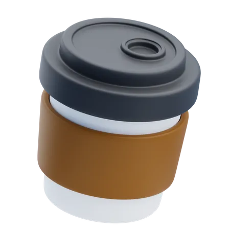 Tasse à café en papier  3D Icon