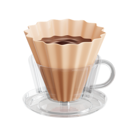 Gotejamento de café  3D Icon