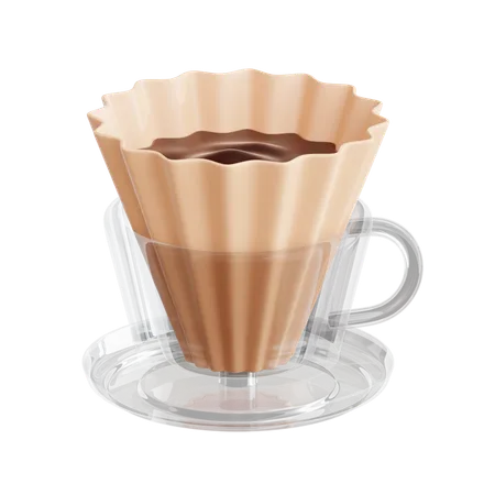 Gotejamento de café  3D Icon