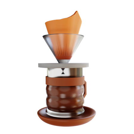 Café Hario V 60  3D Icon