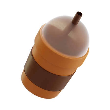 Café helado  3D Icon