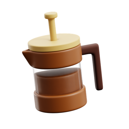 Café expresso francês  3D Icon