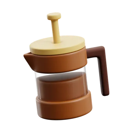 Café expresso francês  3D Icon