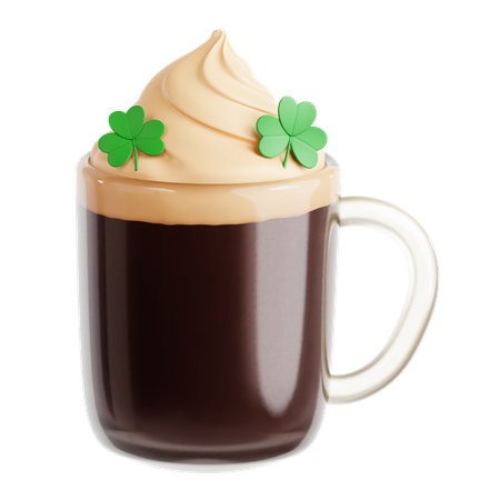 Café irlandês  3D Icon