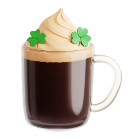 Café irlandês  3D Icon