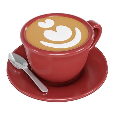 Café Latté  3D Icon