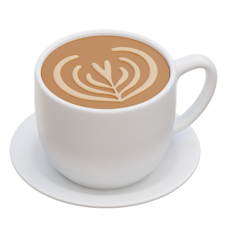 Café Latté  3D Icon