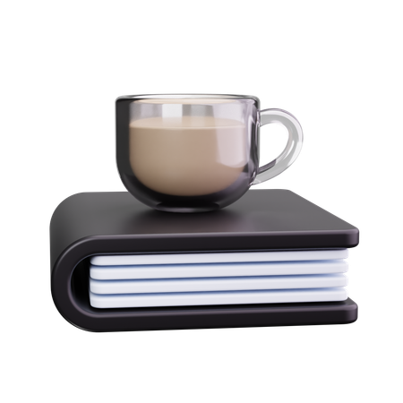 Livro de café  3D Icon