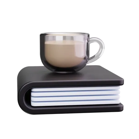 Livro de café  3D Icon