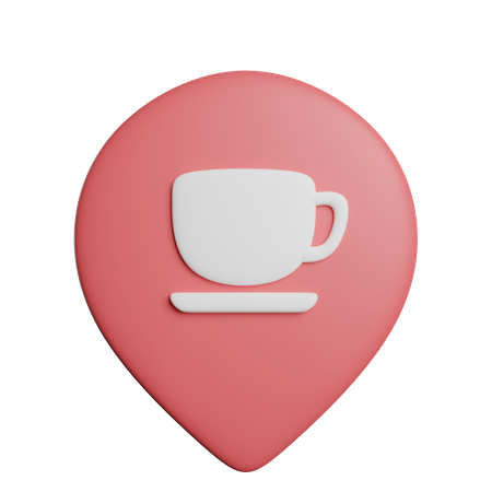 Localização do café  3D Icon