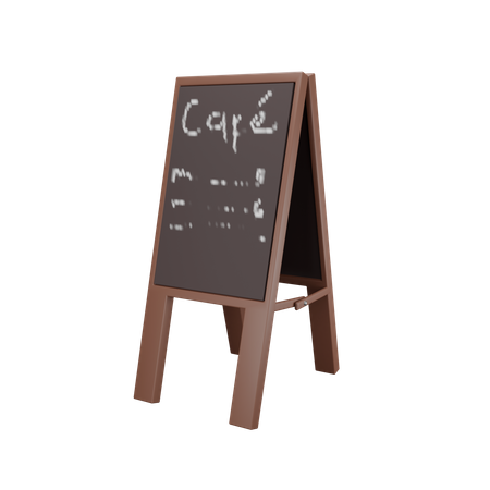 Carte de café  3D Illustration