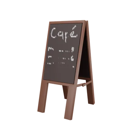 Carte de café  3D Illustration