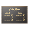 cafe menu 3d logo