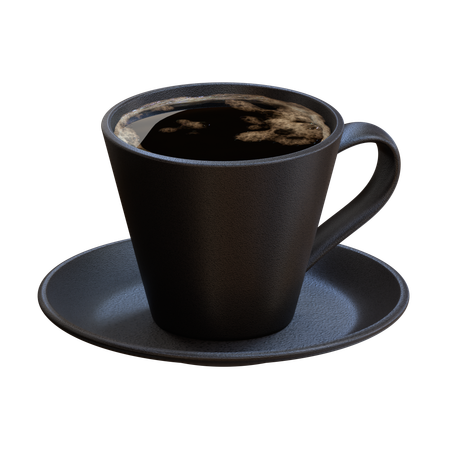 Café noir  3D Icon