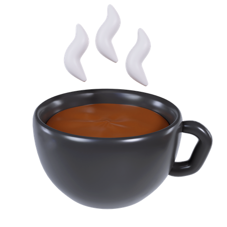 Café noir  3D Icon