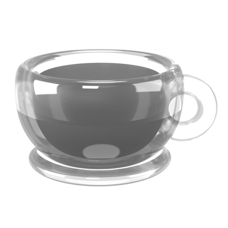 Café noir  3D Icon