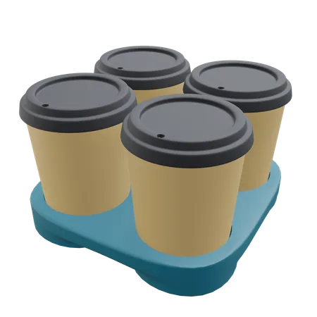 Tirar café  3D Icon