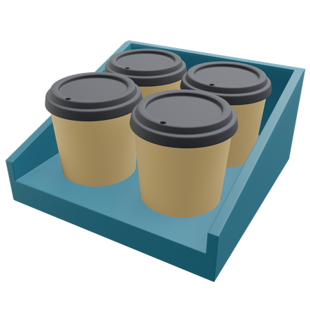 Tirar café  3D Icon