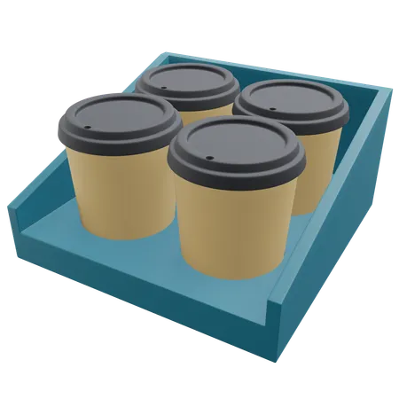 Tirar café  3D Icon