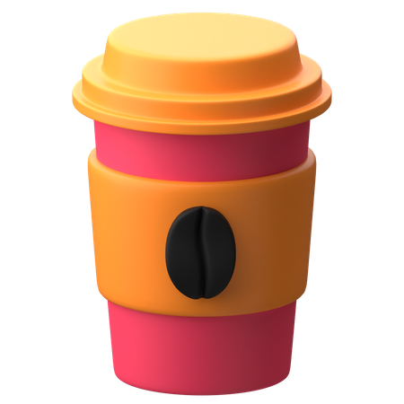 Café para llevar  3D Icon