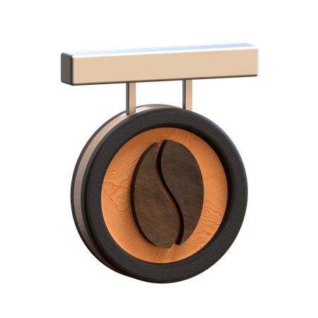 Placa de café  3D Icon