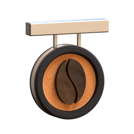 Placa de café  3D Icon