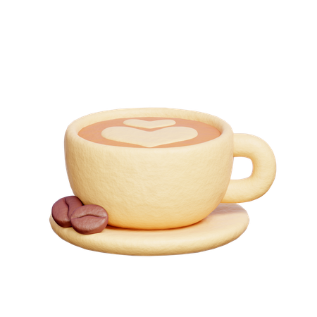 Café quente  3D Icon