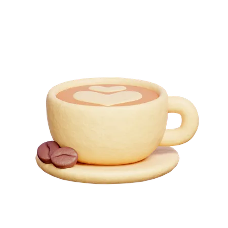 Café quente  3D Icon