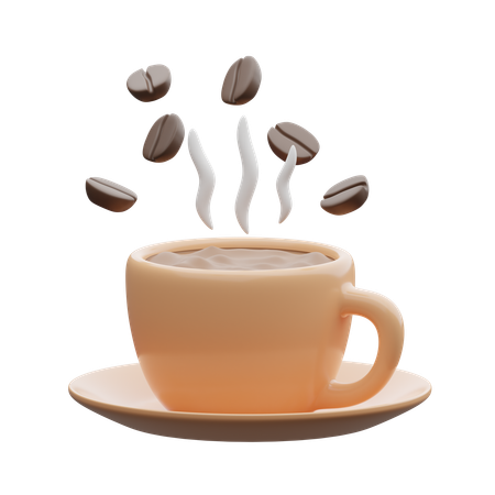 Café quente  3D Icon