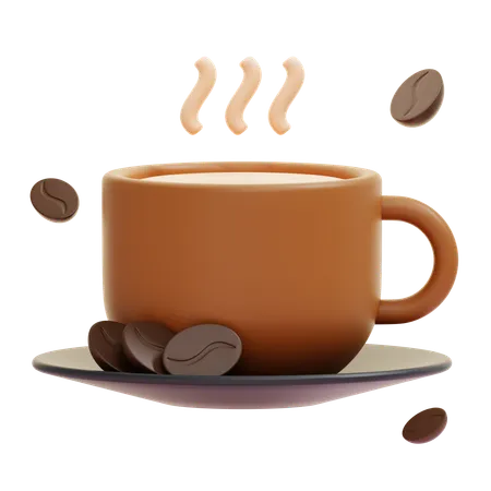 Café quente  3D Icon