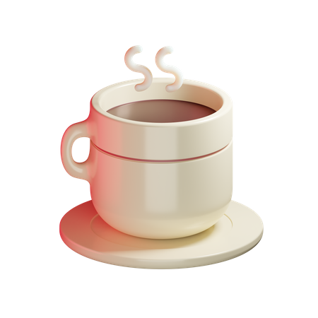 Café quente  3D Icon