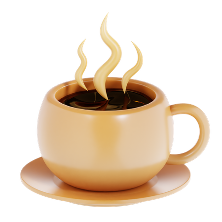 Café quente  3D Icon