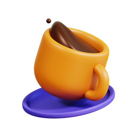Café quente  3D Icon
