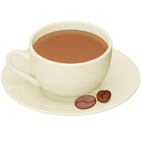 Café quente  3D Icon
