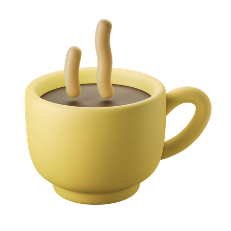 Café quente  3D Icon