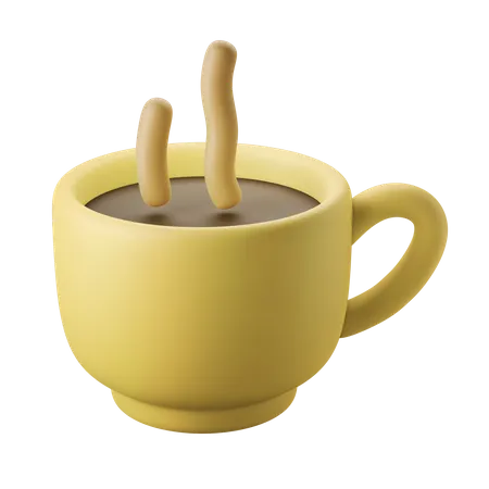 Café quente  3D Icon