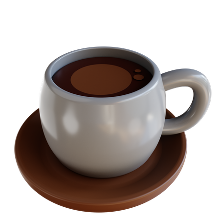 Café quente  3D Icon