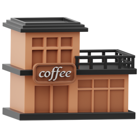 Café  3D Icon