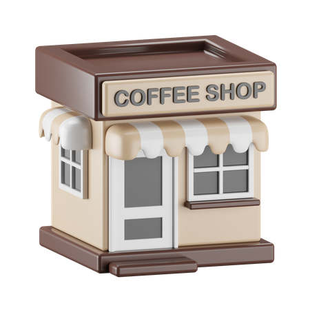 Café  3D Icon