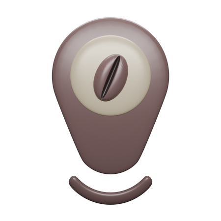 Emplacement du café  3D Icon