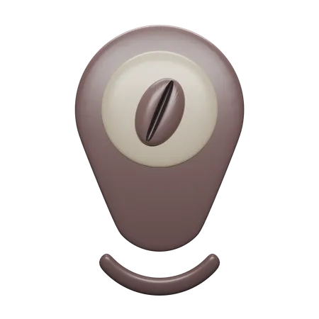 Emplacement du café  3D Icon