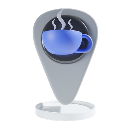 Emplacement du café  3D Icon