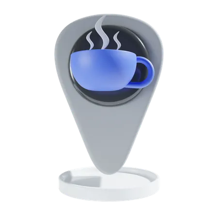 Emplacement du café  3D Icon