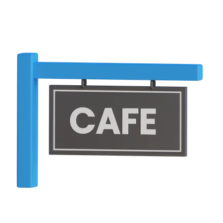 Café-Zeichen  3D Icon